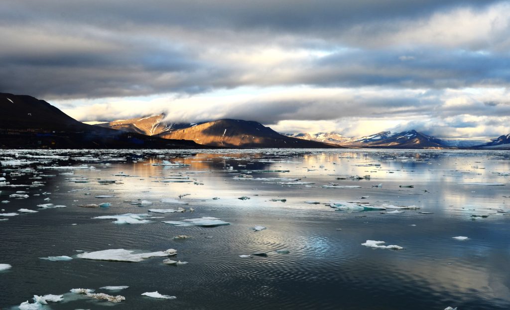 Reflections near Barentsburg